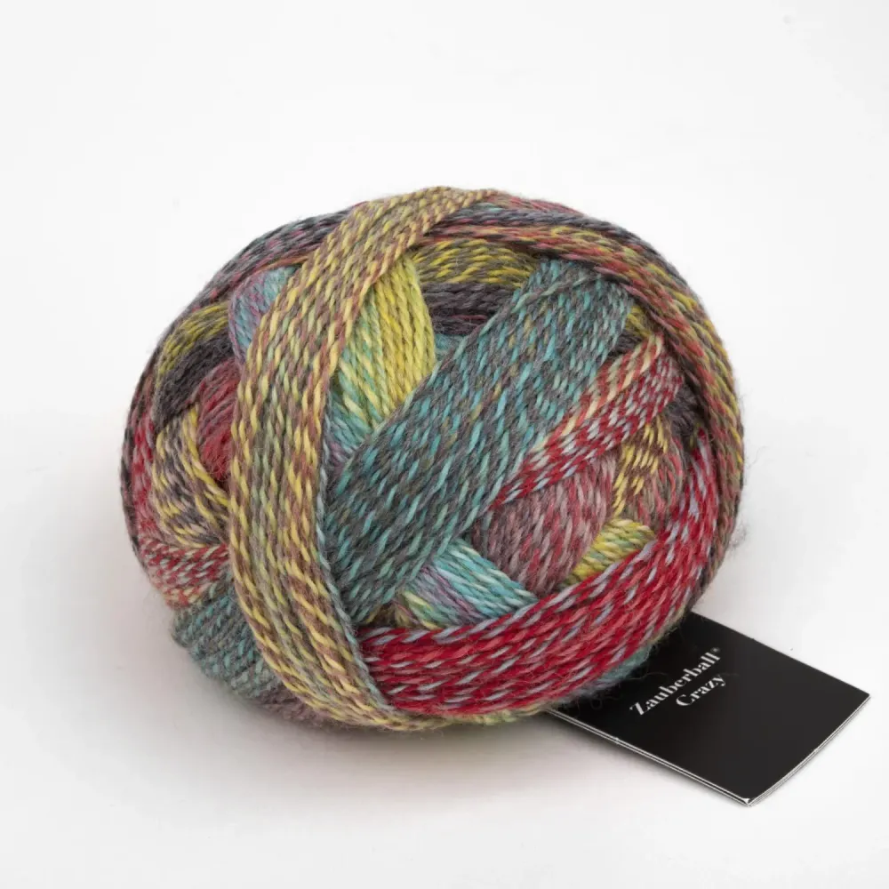 Пряжа Crazy Zauberball (2429/Смена обстановки), 420м/100гр