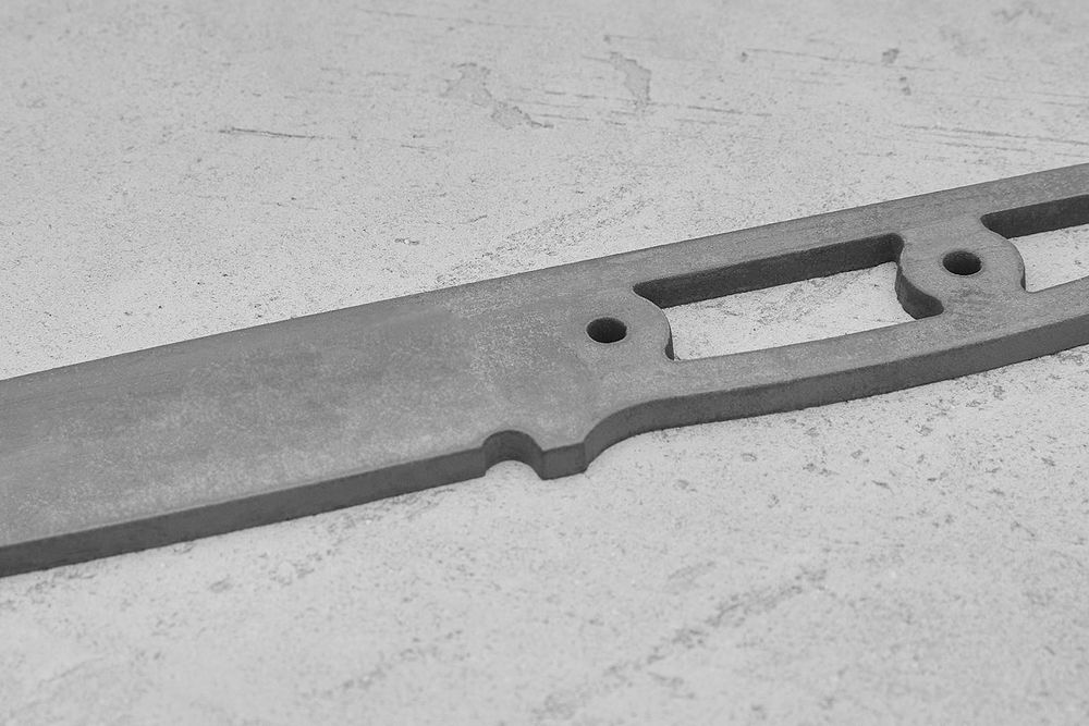 Заготовка для ножа, сталь MagnaCut 3,6мм. Модель "Бушкрафт-I" с клинком 115мм, ТО 61-62HRC