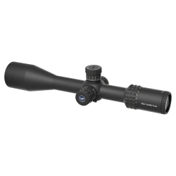 Оптический прицел Vector Optics Sentinel 5-25x50 HD (SCFF-58) - вид сбоку, логотип на крышке