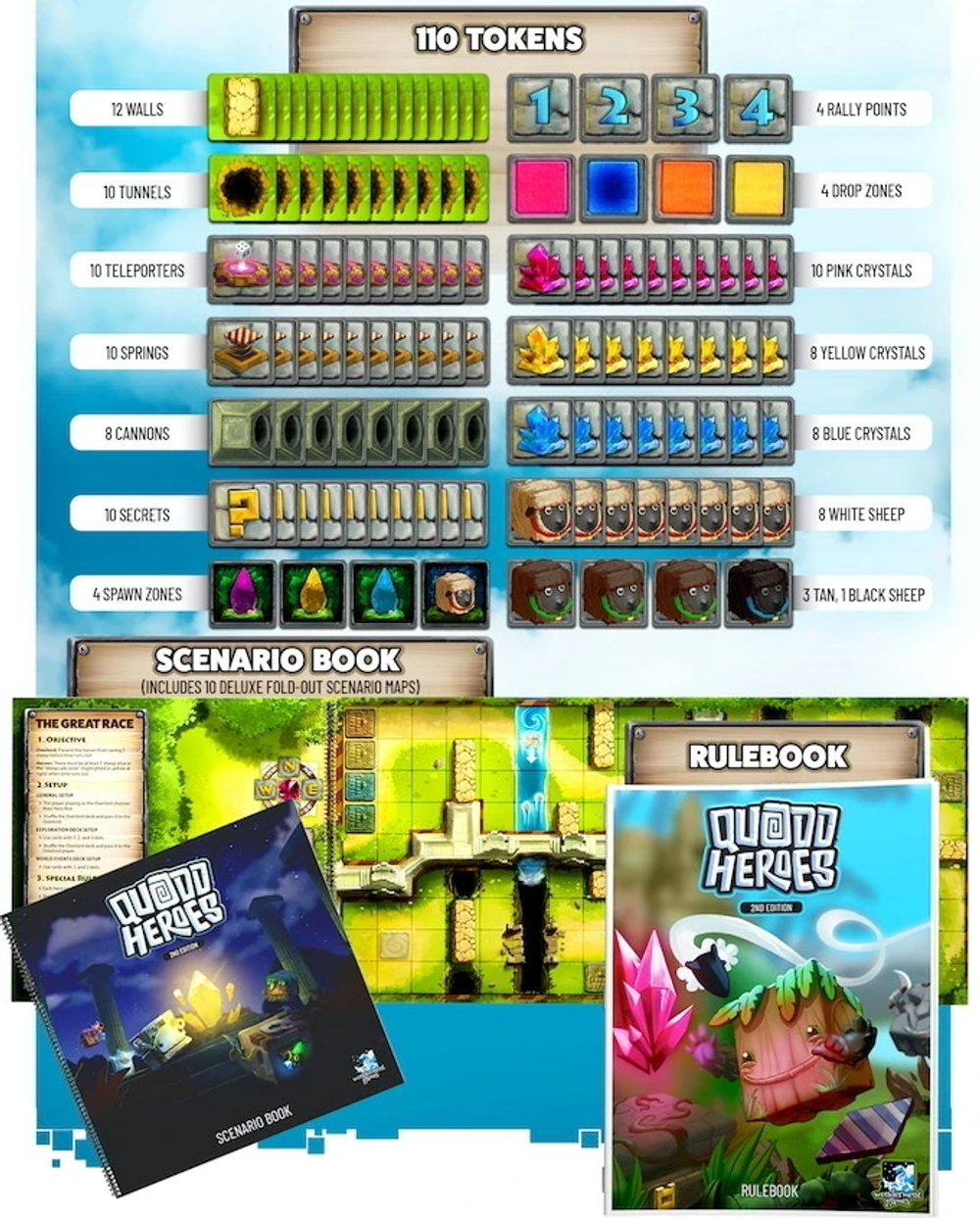 Quodd Heroes Kickstarter edition base game