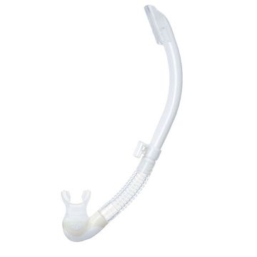 Трубка TUSA SP-0101 Platina II Hyperdry прозрачный/белый