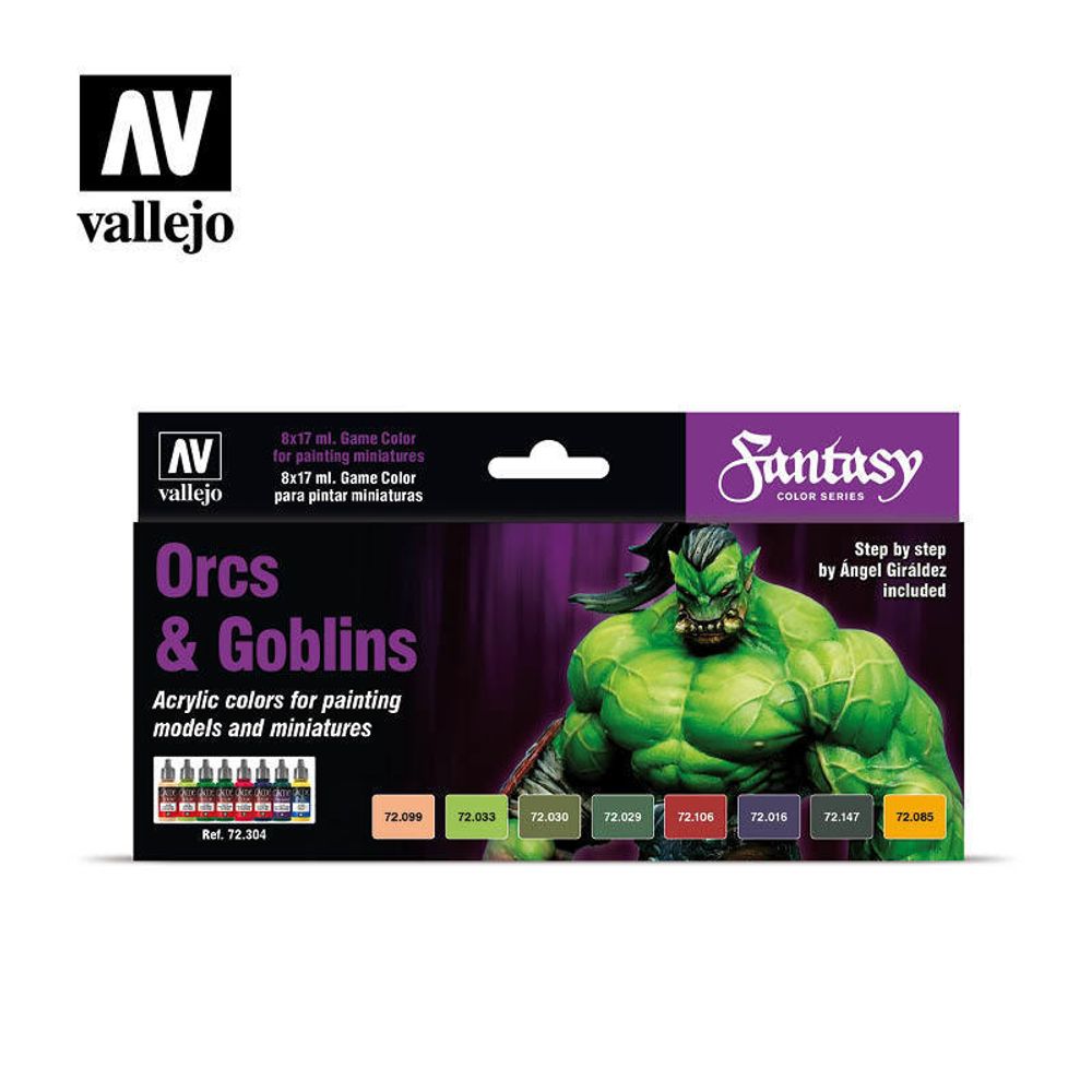 GAME COLOR SET: ORCS &amp; GOBLINS (8)