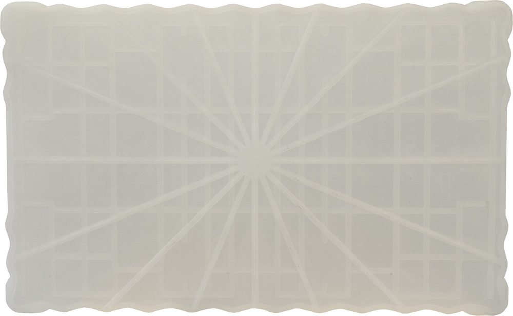 Ящик сплошной 788×470×138 мм, объем 40 л., арт.: 213, белый, код: 00399
