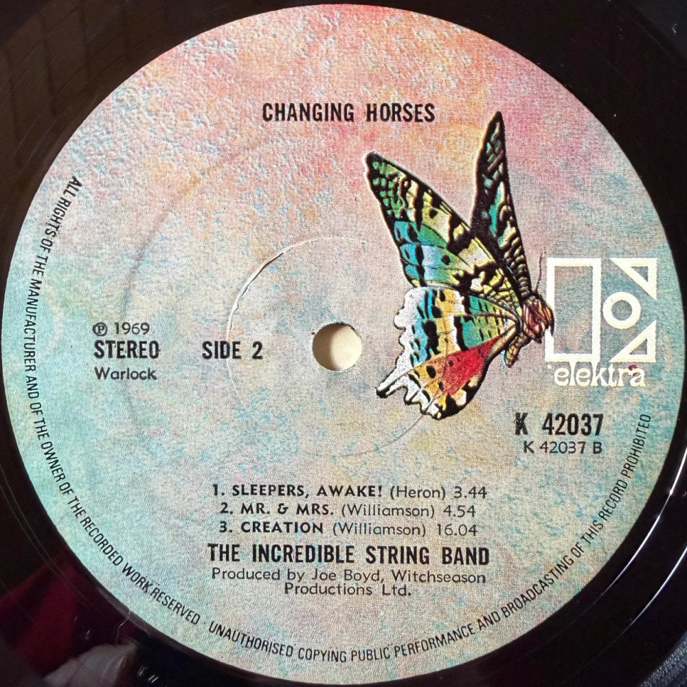 The Incredible String Band ‎– Changing Horses (Англия) Т