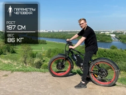 Электрофэтбайк Elbike Phantom Twix (Черный)