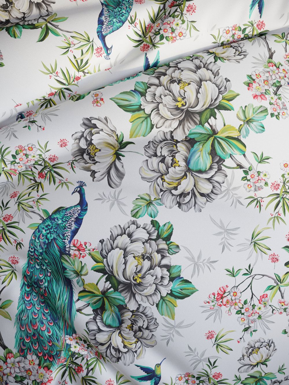 Простынь поплин Сказка "Павлины" 150x215 см