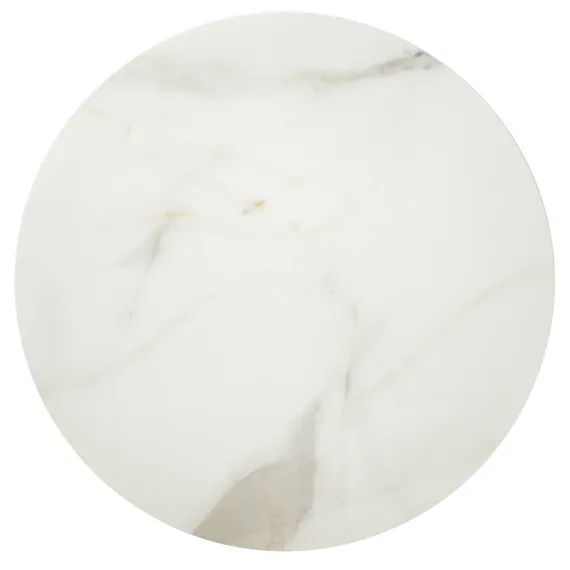 Кофейный столик Atlant диам.45см x 54см, золотой, металл, керамика