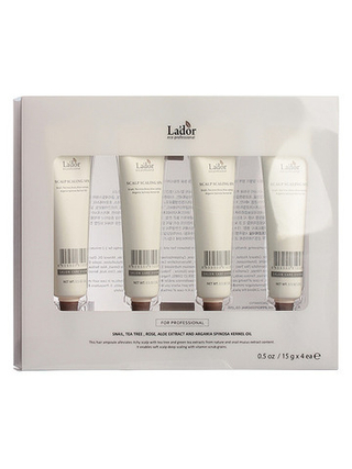 LA'DOR Сыворотка для очищения кожи головы, набор 15мл*4шт