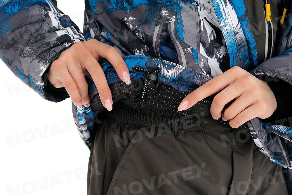 Мегаполис куртка (таслан добби, синий) детский