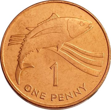 1 пенни 1997 Острова Святой Елены и Вознесения