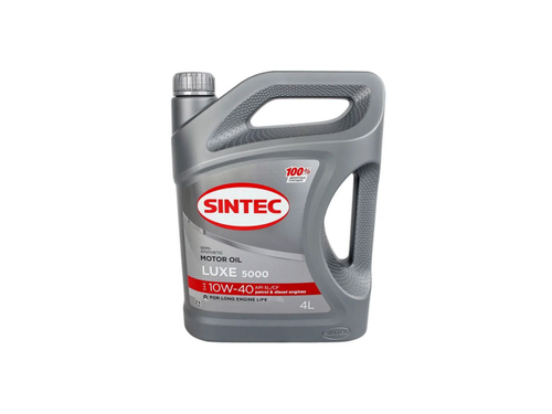 Масло моторное SINTEC Luxe 5000 10W-40 п/синт 4л (SL/CF)