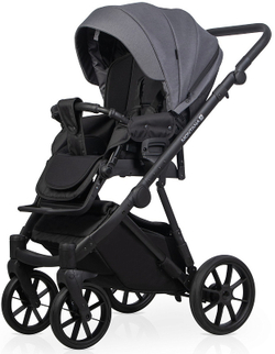 Детская коляска Riko Basic Montana X 3 в 1 04 графит
