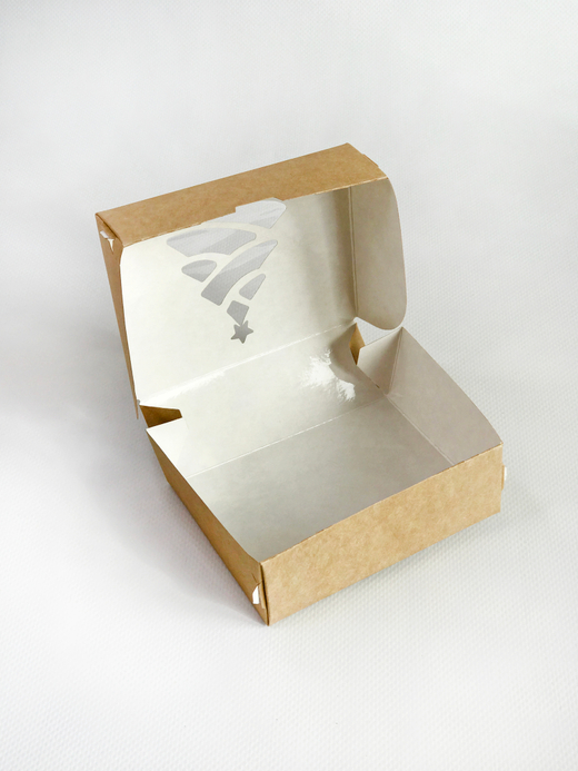 Коробка с окошком "Елка" 10 х 8 х 3,5 см