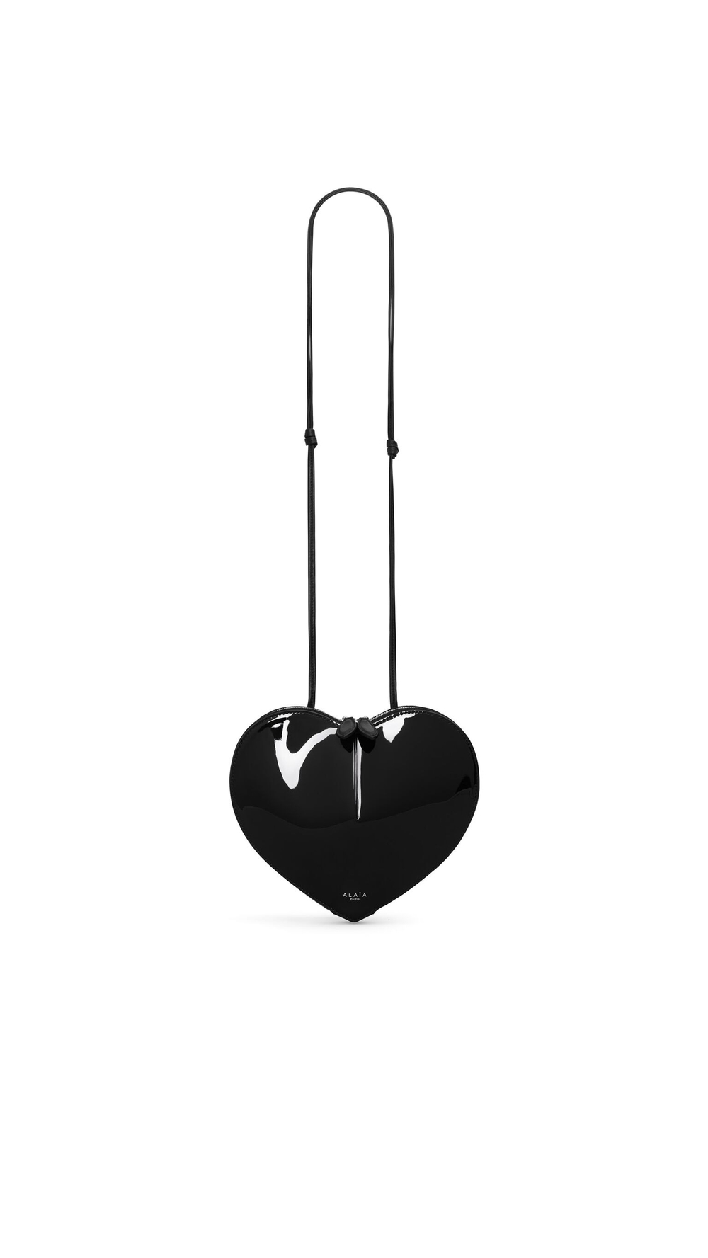 ALAÏA СУМКА LE CŒUR ИЗ ТЕЛЯЧЬЕЙ КОЖИ, ЧЕРНЫЙ