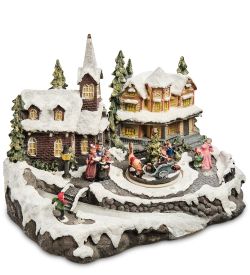 XM-750 Новогодняя миниатюра с подсветко