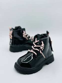 Детские осенние ботинки Buba Black Autumn