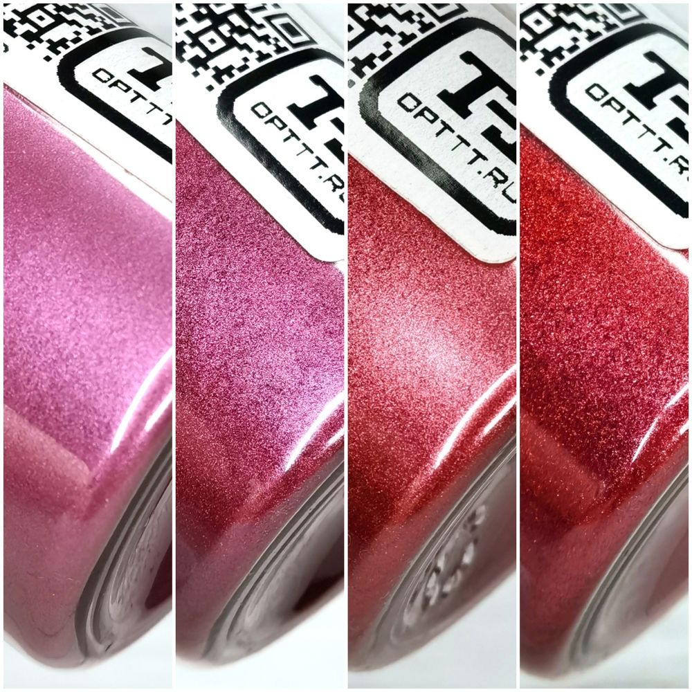 Набор перламутровых пигментов - ЦВЕТНЫЕ 24 штуки в ассортименте