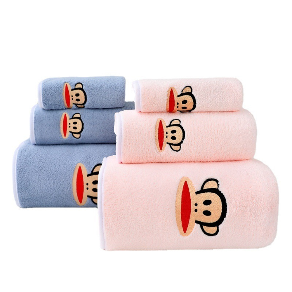 Подарочный набор полотенец из кораллового флиса Paul Frank (Pink)