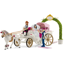 Schleich Конный клуб - Свадебная карета с лошадью 42641 / артикул   42641  / GTIN 4059433720074