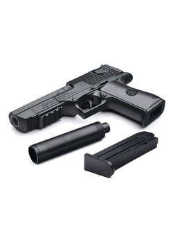 Детское оружие Пистолет с мягкими пулями (639-11)