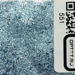 БЛЕСК 551 - Голубой неон серебряный