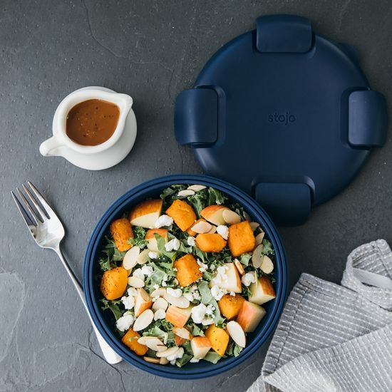 Контейнер складной силиконовый Stojo Bowl Denim, 36 oz / 1065 мл