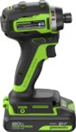 Винтоверт аккумуляторный GREENWORKS ID3170 ударный, 24V, 2 АКБ 2Ач и ЗУ 3804907CUC