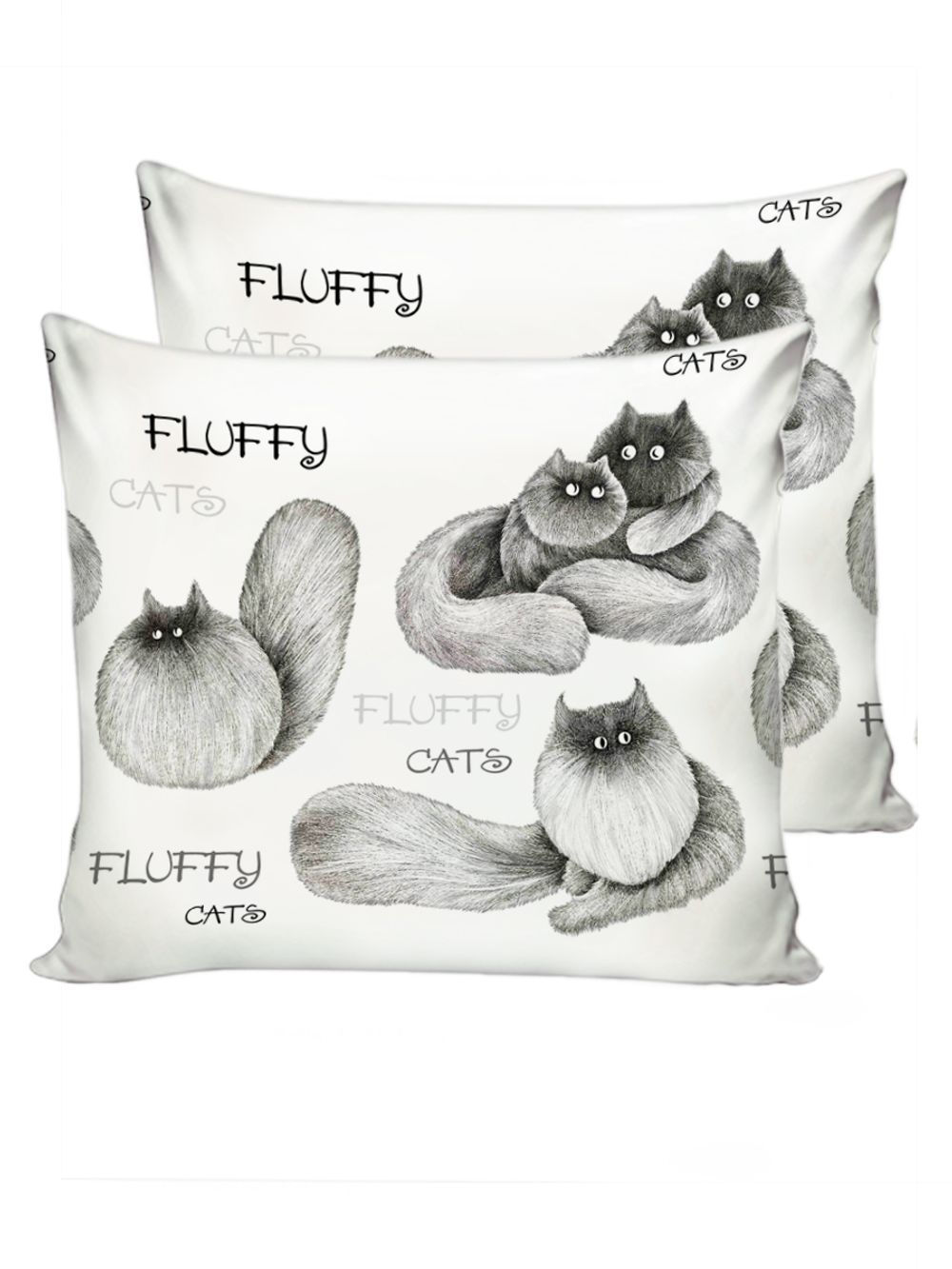 Наволочка комплект 2шт Сказка "Флиппи" 70х70 см, поплин