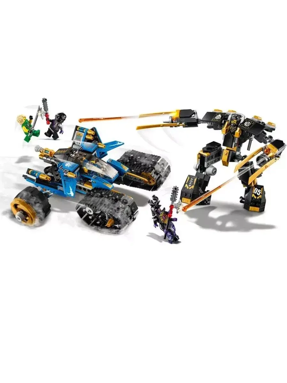 Конструктор Ниндзя Внедорожник-молния 608 деталей