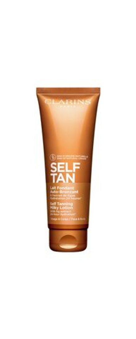 Clarins Self Tan Milky Lotion - лосьон автозагар для тела и лица /   125  ml  / GTIN 3380810449020