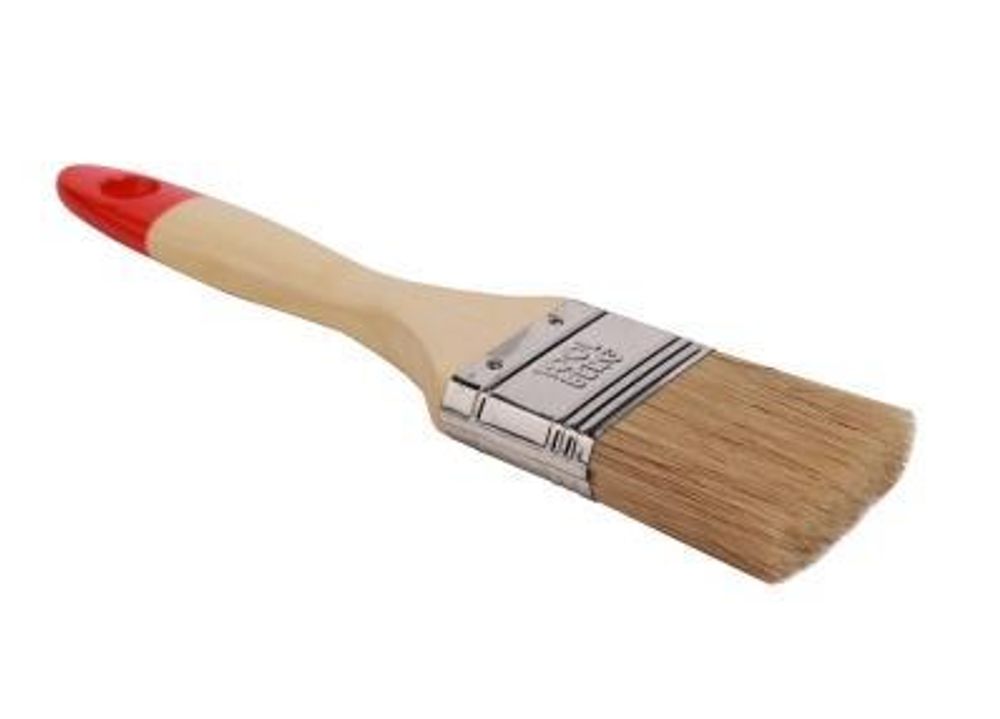 Кисть плоская КЛАССИК - ЭКСПЕРТ  50мм  / нат.св.щет, дер.руч. TOOLBERG  (Лакра) 0112113