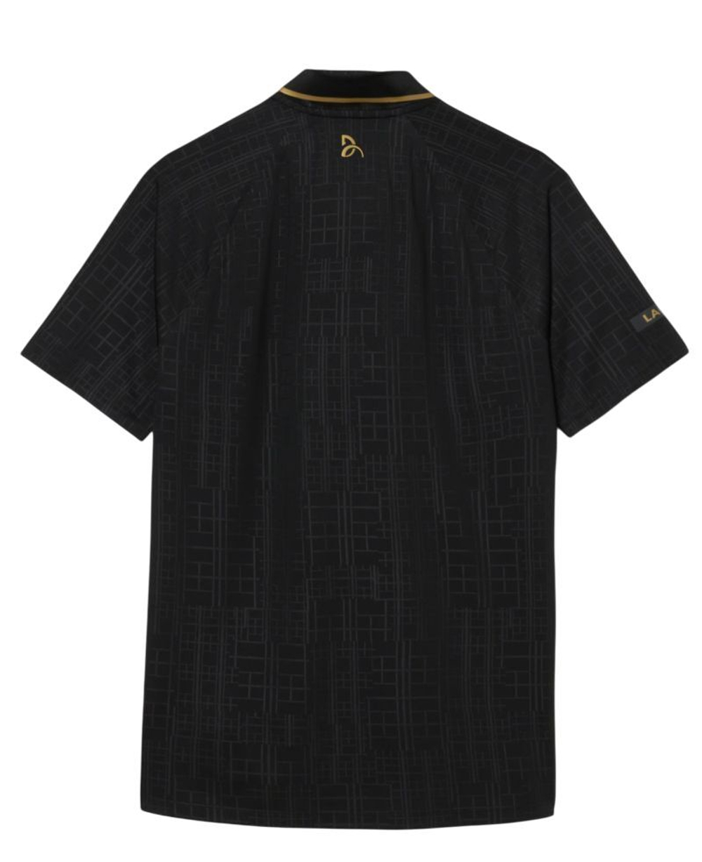 Мужское теннисное поло Lacoste Tennis x Novak Djokovic On Court - black