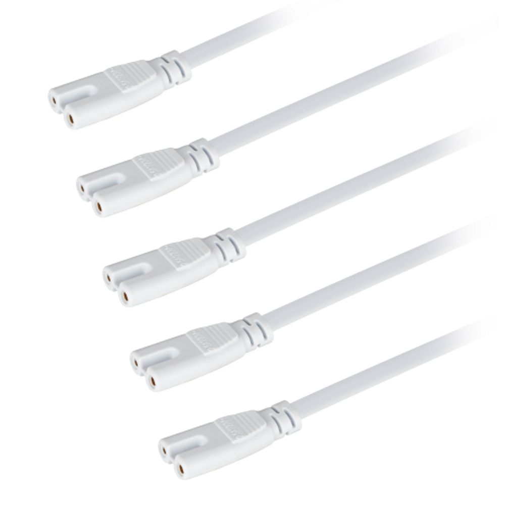 Разветвитель сетевой для линейных светильников ЭРА 5х IEC C7 2pin 2m для подключения 5 светильников