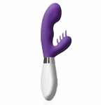 Вибратор с большой головкой для стимуляции точки G и клитора Ares LUNA 016 (фиолетовый) (Цвет: фиолетовый)