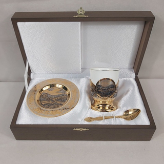 Кофейный набор "Природа" на 1 персону (Златоуст)