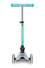 Самокат Mini Micro Deluxe Orion LED складной, голубой