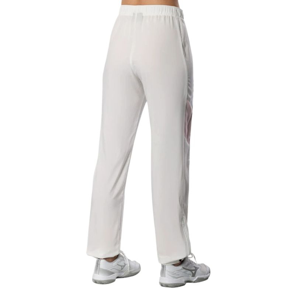 Женские теннисные брюки Mizuno Frontier Shadow Woven - white