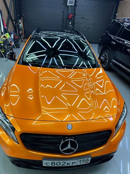 Carbins Color PPF Racing Orange CP 04 оранжевая цветная полиуретановая защитная антигравийная пленка