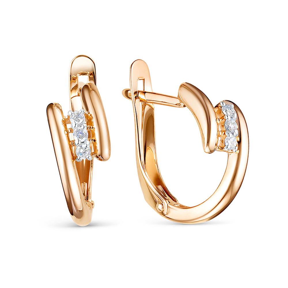 Серьги из золота 585 пробы