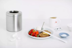 Brabantia - Настольная корзина 1л, матовая сталь / артикул   29 79 60  / GTIN 8710755297960