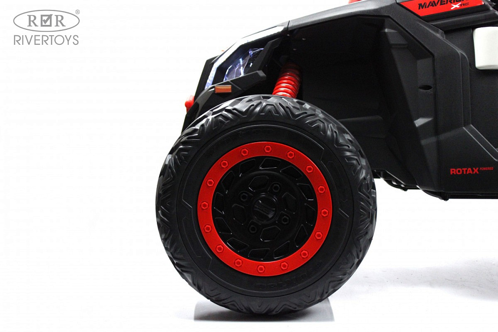 Детский электромобиль RiverToys BRP Can-Am Maverick Y111YY красный
