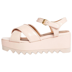 Stella McCartney Elyse Artificial Leather One Strap Sandals Women"s Pink