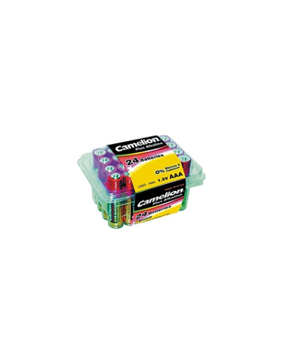 Camelion  LR03 Plus Alkaline PB-24 (LR03-PB24, батарейка,1.5В) (24 шт. в уп-ке)