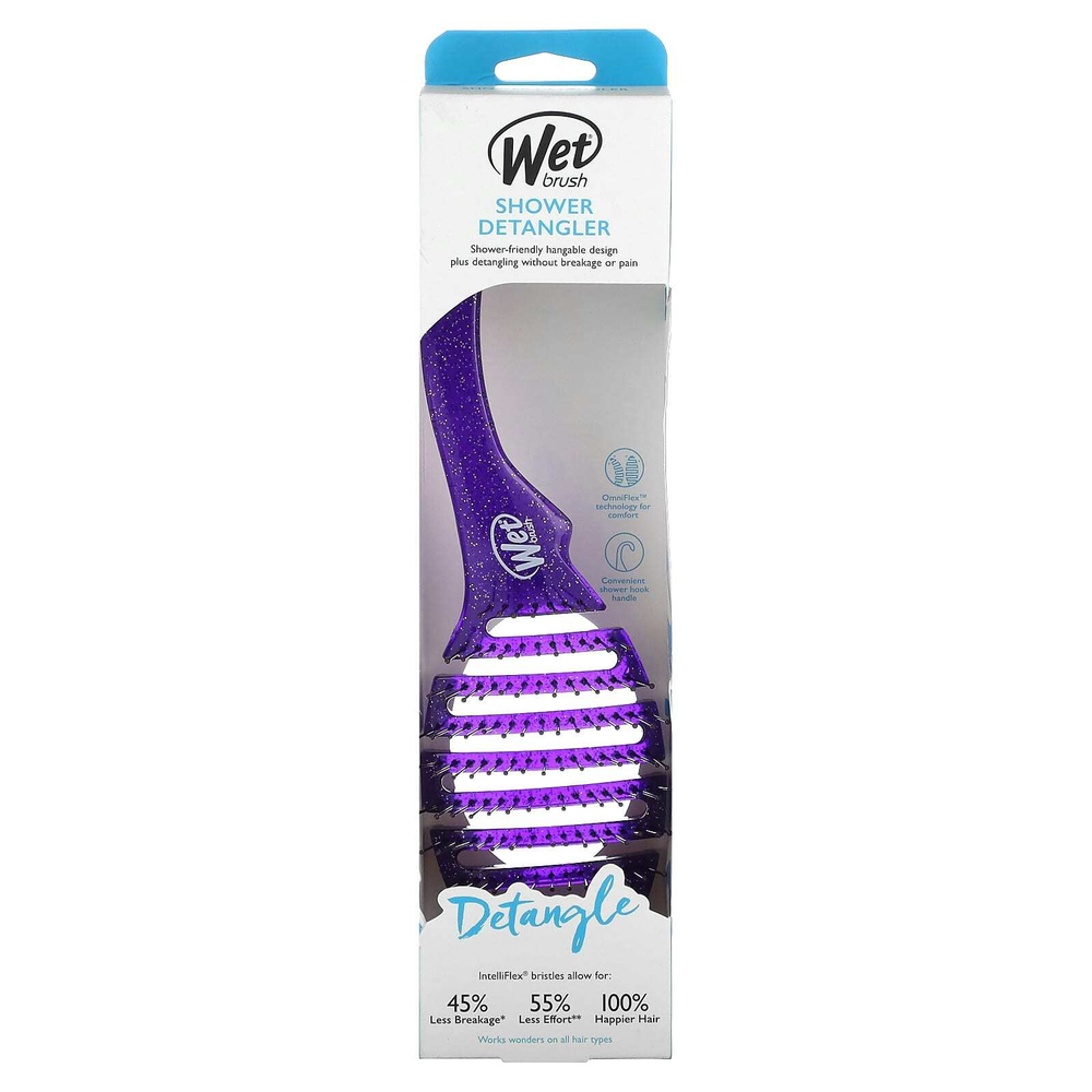 Wet Brush, щетка для расчесывания волос, фиолетовый, 1 шт.