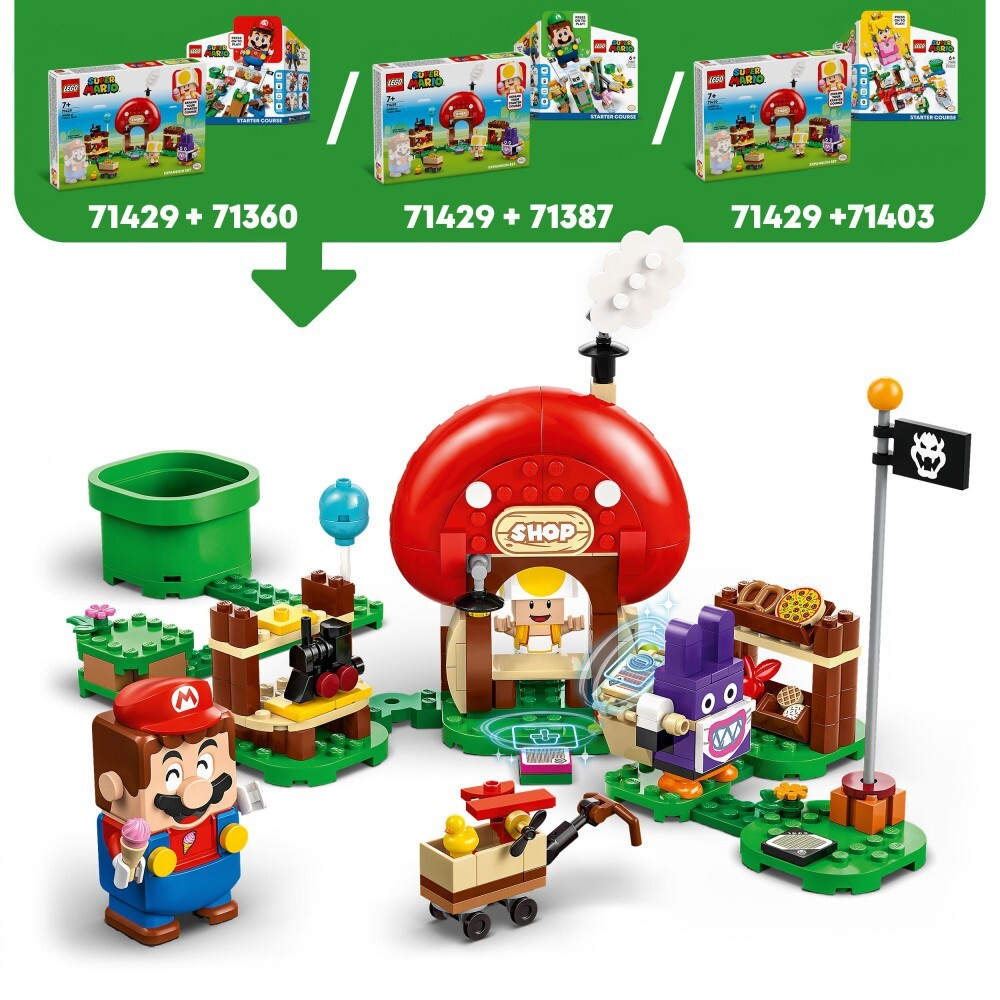 LEGO Super Mario — Наббит в магазине жабы 71429 / артикул   71429  / GTIN 5702017592756
