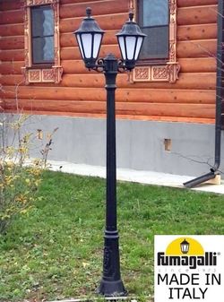 Садово-парковый фонарь FUMAGALLI GIGI BISSO/RUT 2L E26.156.S20.AYF1R