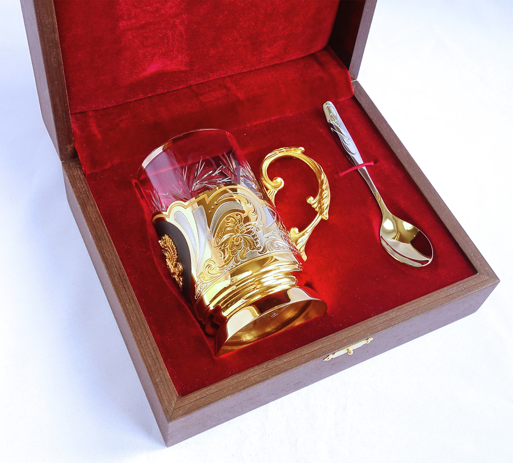 Подстаканник "Золотой01"