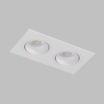 DK3072-WH Встраиваемый светильник, IP 20, 10 Вт, GU5.3, LED, белый/белый, пластик