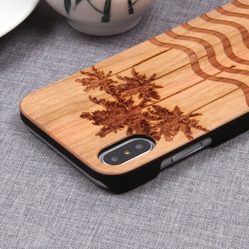 Чехол из дерева для iPhone X/XS, 010412
