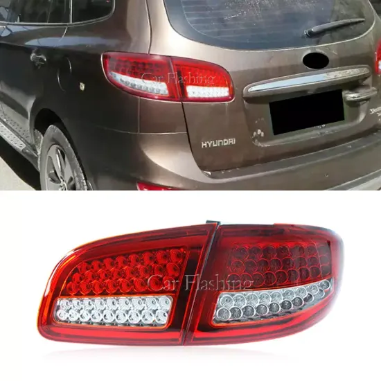 Задние фонари Хендай Санта Фе 2 2007-2012 V1 type КРАСНЫЕ